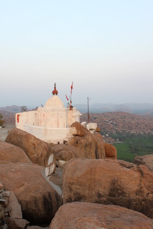 The actual temple building.